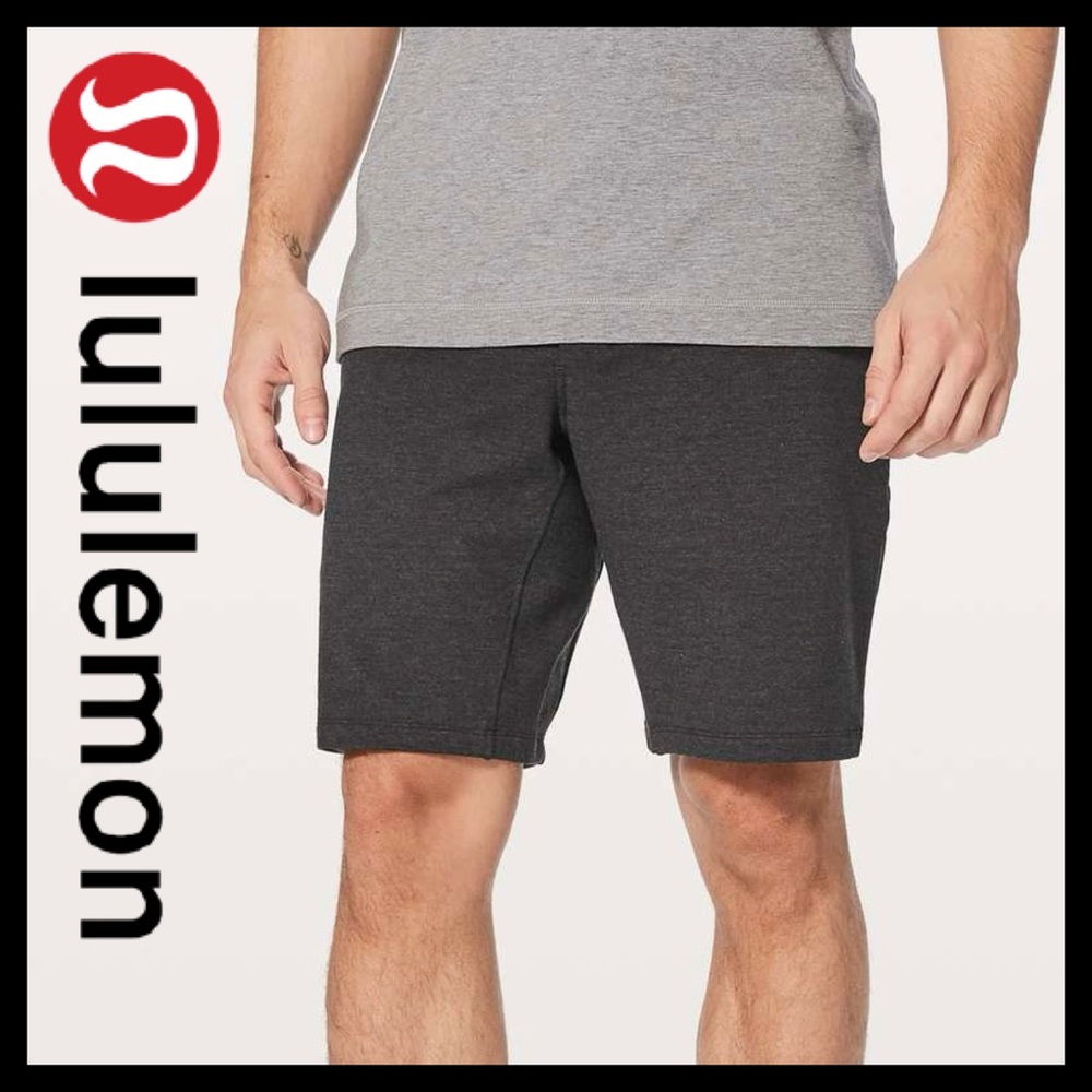 Lululemon Men’s City Sweat Short *9.5" Heathered Black Size (S) EUC